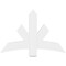Ekena Millwork Alberta Architectural Grade PVC Gable Bracket, 48"W x 32"H x 2"D x 6"F, 16/12 Pitch GBP048X32X0206ALB00 - alternate 4